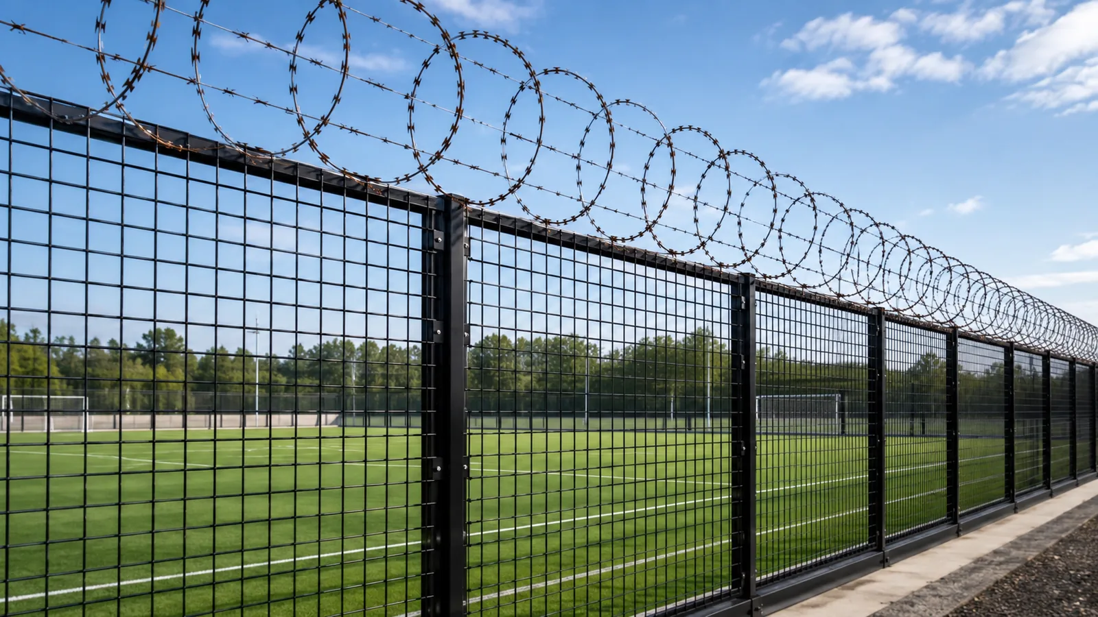 wire mesh fence
